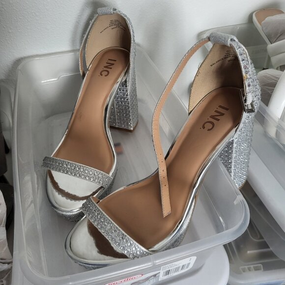 INC Rhinestone Platform Heels - Picture 5 of 5